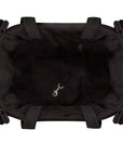 Black Double Nouveau Bow Luxury Carrier