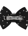 Nouveau Bow Hair Bow with Silver Stardust