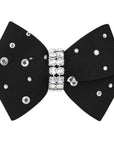 Nouveau Bow Hair Bow with Silver Stardust