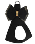 Black Glitzerati Double Nouveau Bow Step In Harness