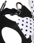 Polka Dot Nouveau Bow Step in Harness