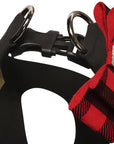 Red Gingham Big Bow Step In Harness