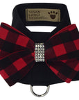 Red Gingham Nouveau Bow Tinkie Harness