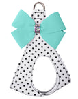 Tiffi Blue Nouveau Bow with Aurora Borealis Giltmore Step In Harness
