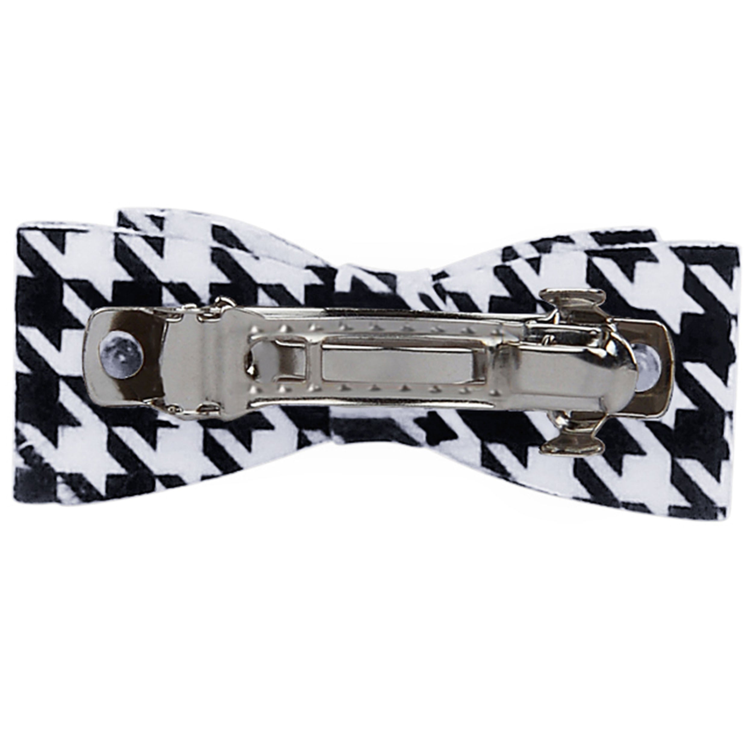Houndstooth Print Giltmore Hair Bow for Dogs | Susan Lanci  display picture 2