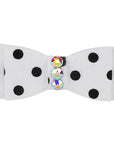 Polka Dot Plain Hair Bow