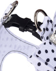 Polka Dot Big Bow Step In Harness
