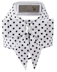 Polka Dot Double Tail Bow Tinkie Harness