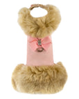 Nouveau Bow Champagne Fox Fur Coat