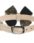 Glitzerati Pinwheel Bow Collar