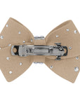 Nouveau Bow Hair Bow with Silver Stardust