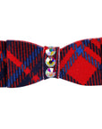 Scotty Plaid Plain Hair Bow