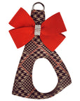 Red Pepper Nouveau Bow Step In Harness