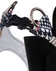 Black Nouveau Bow Step In Harness