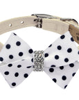 Polka Dot Nouveau Bow Collar