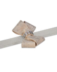 Champagne Glitzerati Nouveau Bow Leash