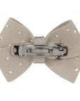 Nouveau Bow Hair Bow with Silver Stardust