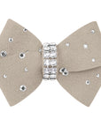 Nouveau Bow Hair Bow with Silver Stardust