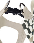 Windsor Check Nouveau Bow Step In Harness- Classic Neutrals