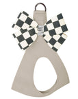 Windsor Check Nouveau Bow Step In Harness- Classic Neutrals