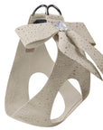 Silver Stardust Tail Bow Step In Harness-Classic Neutrals