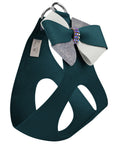 Game Day Glam Emerald Pinwheel Bow Step In Harness