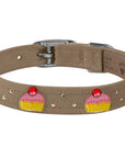 Embroidered Cupcake Collar