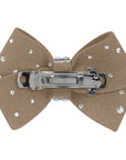 Nouveau Bow Hair Bow with Silver Stardust
