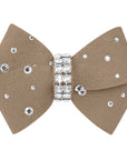 Nouveau Bow Hair Bow with Silver Stardust
