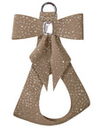 Silver Stardust Tail Bow Step In Harness-Classic Neutrals