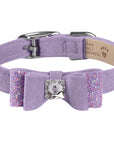Aurora Borealis Crystal Stellar Big Bow Collar
