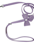 Silver Stardust Tail Bow Leash