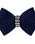 Nouveau Bow Hair Bow with Aurora Borealis Giltmore