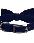 Midnight Puparoxy Indigo Bow Tie 1/2" Collar
