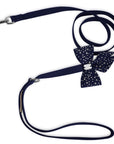 Silver Stardust Tail Bow Leash