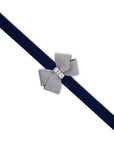 Platinum Glitzerati Nouveau Bow Leash