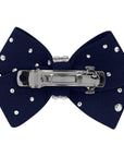 Nouveau Bow Hair Bow with Silver Stardust