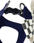 Windsor Check Nouveau Bow Step In Harness- Classic Neutrals