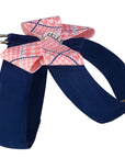PeachesNCream Glen Houndstooth Nouveau Bow Tinkie Harness