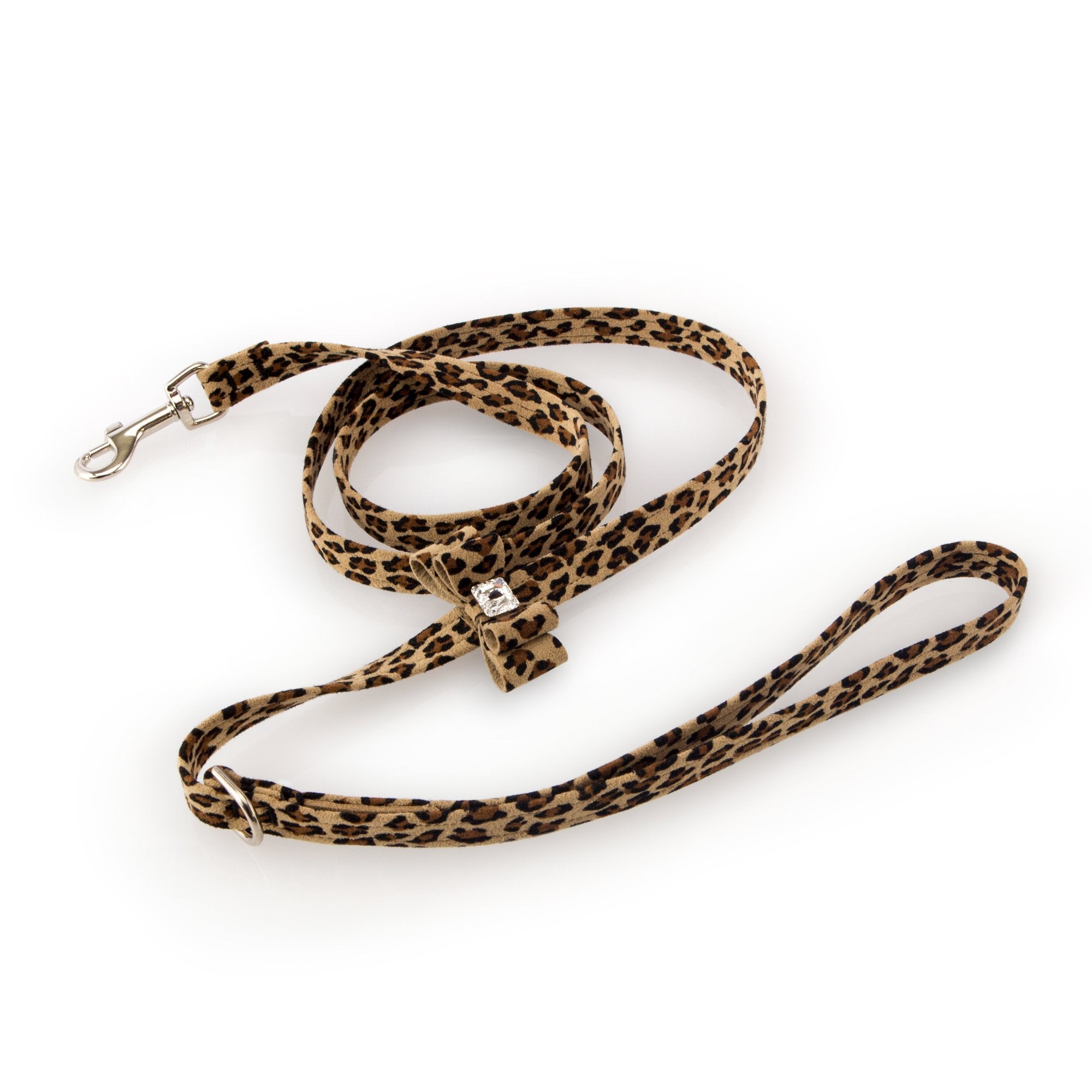 TIFFI CHEETAH COUTURE NOUVEAU BOW DOG LEASH main image 0