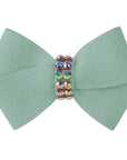 Nouveau Bow Hair Bow with Aurora Borealis Giltmore