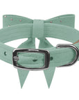 Silver Stardust Tail Bow Collar