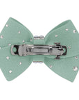 Nouveau Bow Hair Bow with Silver Stardust