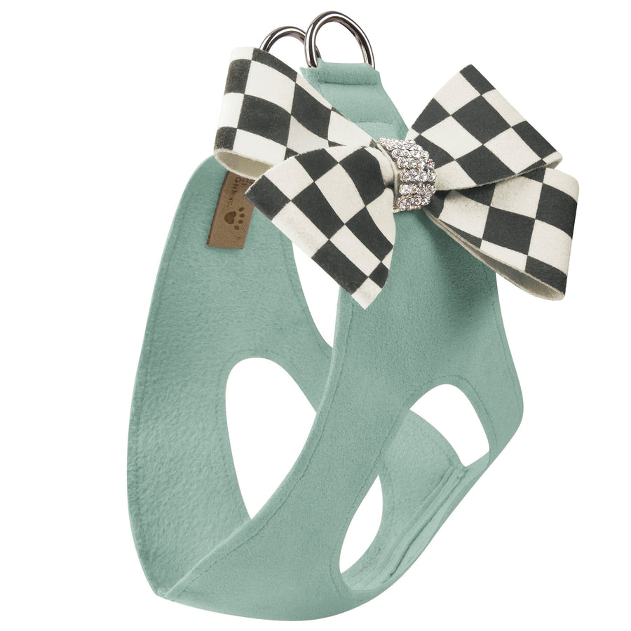 Windsor Check Nouveau Bow Step In Harness-Pretty Pastels