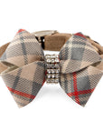 Scotty Doe Plaid Nouveau Bow Collar