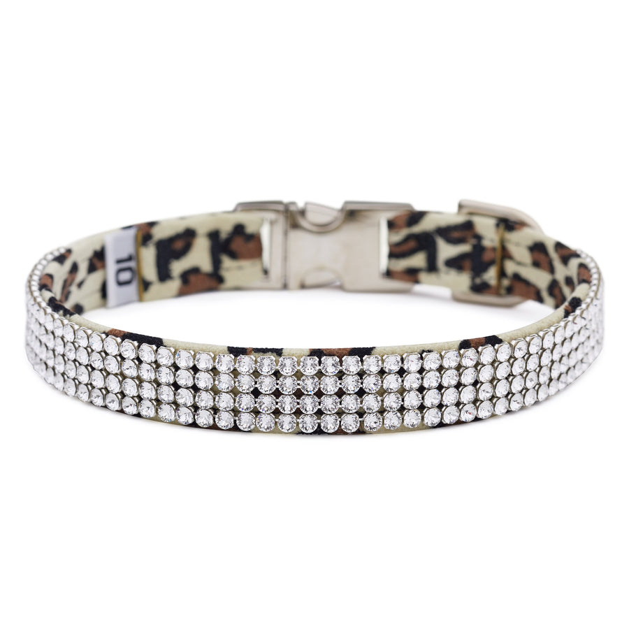 Cheetah Light 4 Row Giltmore Perfect Fit Collar