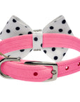 Polka Dot Nouveau Bow Collar