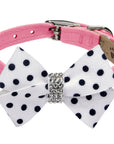 Polka Dot Nouveau Bow Collar