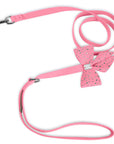 Silver Stardust Tail Bow Leash
