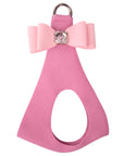 Puppy Pink Big Bow Step In Harness